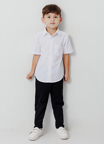 男童純棉標準襯衫