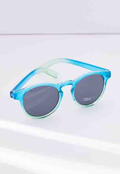 男童抗UV膠框太陽眼鏡