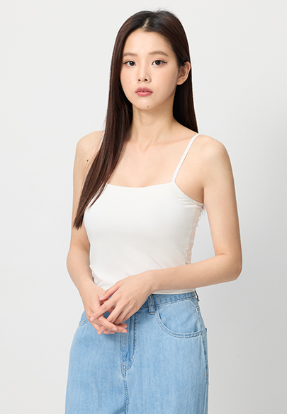 Bra素色涼感細肩家居背心