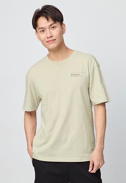 Not Found印字T恤