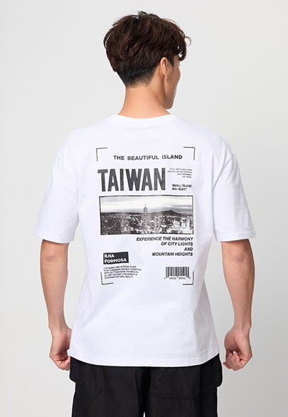 TAIWAN台灣風景照片印花T恤