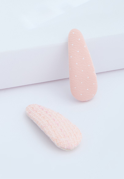 童布藝髮夾組(二入組)