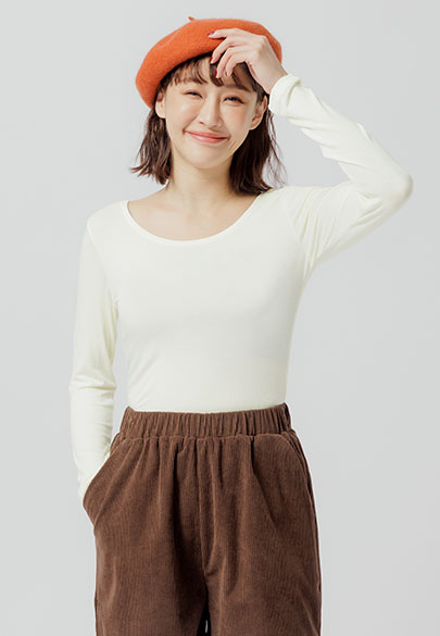 基本家居圓領發熱衣