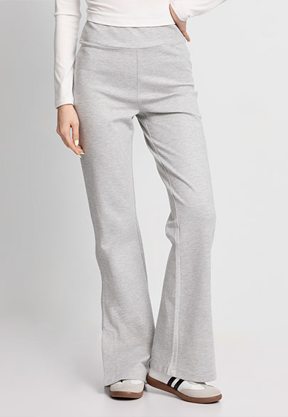 激瘦纖女羅馬布喇叭褲