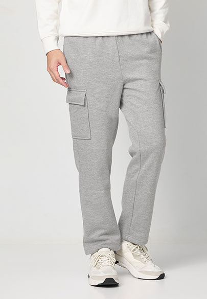 刷毛工裝休閒褲