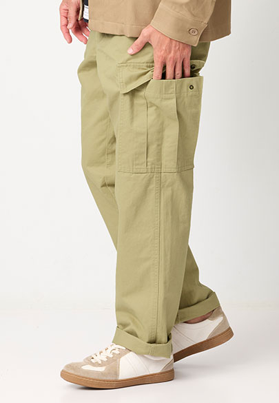 寬鬆型工裝長褲