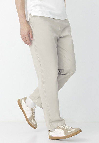 標準型棉質鬆緊長褲