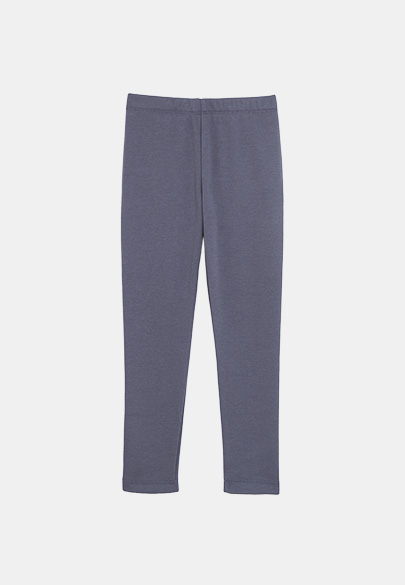 童刷毛素色內搭褲