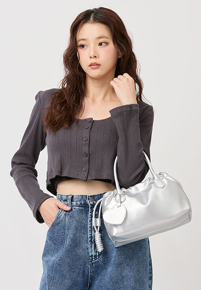 束口手提兩用包